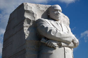 Out of the mountain of despair raise the stone of hope.