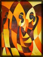 African art in many colors