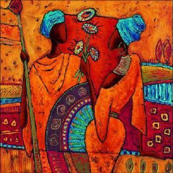Typical African culture and Art Scene