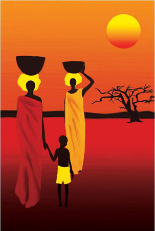 women african savannah