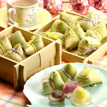 Zongzi special rice for the Chinese Dragon Boat Festival