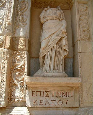 Her name is Knowledge - Efez Celsus Library