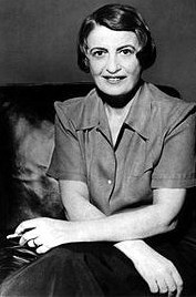 Ayn Rand with her nicotin.