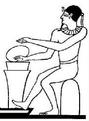 Ptah "Señor de la magia", era un dios creador en la mitología egipcia.