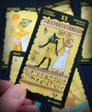 Tarot Egipcio as old as Man.