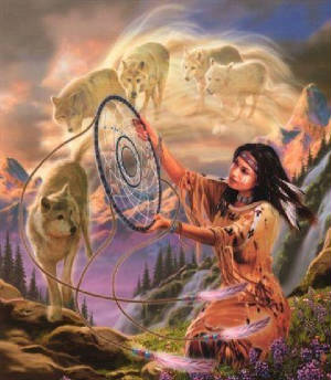 Dream catcher simbol of Native American Unity