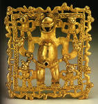 Engraved History - Súla with her children made in Gold