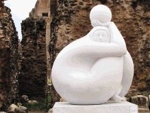 Súla the eternal mother earth with her son - Heredia