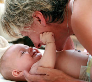That special smell from a healthy, happy baby oozes serotonin pheromones. Baby-smell is the expanding Aura of a Healthy Soul