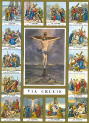 Costa Rica celebrate the Via Crucis