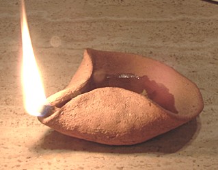 Small little flame simbol of inner light - Life