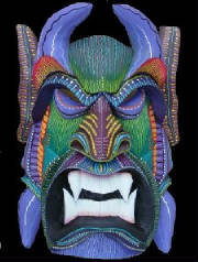 Mask of Evil, Was used to scare children to behave properly