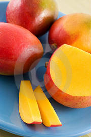 fruit in season is always welcome even to the smallest member of the Fam.