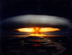 massive nuclear explosion