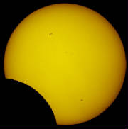 Please observe evidence of man - as a Sun Speck
