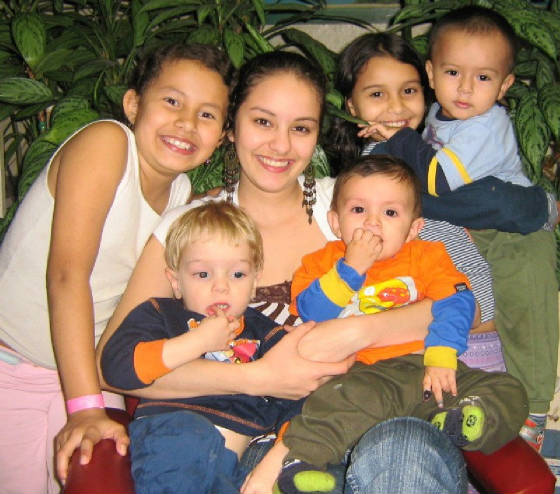 The most beautiful sound is the laughter of happy children