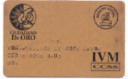 Tarjeta dorado de privilegios